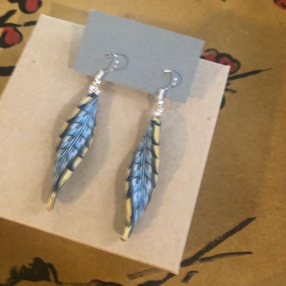 Jon Stuart Anderson Feather Earrings - Picture 4 of 8